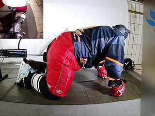 Hockey Pup Getting Used By F-Machine With 6,8 Cm Toy free video