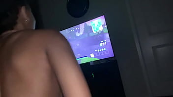 My Neighbor Loves Cumming In My Pussy As He Plays His Video Game free video