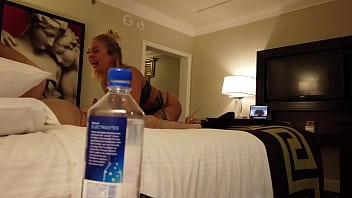 Stupid Water Bottle! Madelyn Monroe Fucks Stranger In Vegas free video