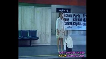 001 Ultimo Metro - Chick Stripping At Train Station Pt1 free video