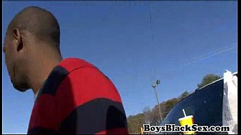 Blacks On Boys - Gay Hardcore Bareback Fuck Video 13 free video