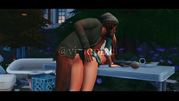 Sorority Slut Cucks Fraternity Boyfriend With Old Homeless Man And Threesome - Sims 4 free video