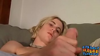 Striking Long Haired Blond Works On His Rock Solid Cock free video