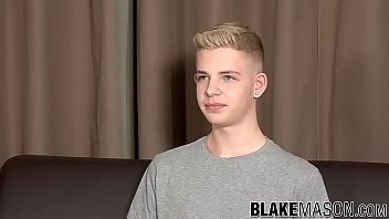 Twink Blond Alex Silvers Interview And Masturbation Cumshot free video