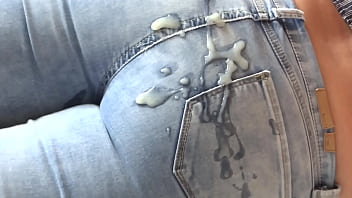 My Step Brother-In-Law's Big Cock Makes Me Cum On My Ass With My Jeans On free video