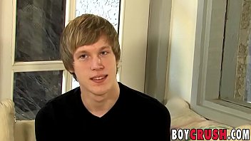 Young Blond Interviewed Before Solo Masturbation free video