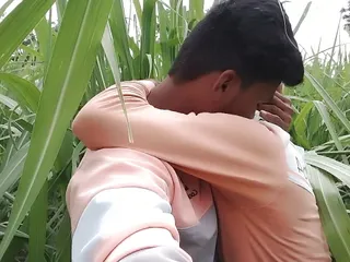 Sugarcane Field Forest Outdoor And Electric Scooter Stop Gay Movie In Hindi