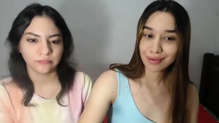 Petite Latina Teen Lesbians Webcam Teasing And Masturbating free video