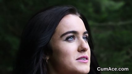 Spicy Hottie Gets Cumshot On Her Face Sucking All The Sperm free video